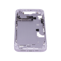 Mid-Frame Housing With Power And Volume Button Compatible For iPhone 14 (International Version) (Aftermarket Plus) (Purple)