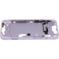 Mid-Frame Housing With Power And Volume Button Compatible For iPhone 14 (International Version) (Aftermarket Plus) (Purple)