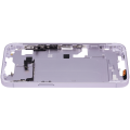 Mid-Frame Housing With Power And Volume Button Compatible For iPhone 14 (International Version) (Aftermarket Plus) (Purple)