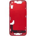 Mid-Frame Housing With Power And Volume Button Compatible For iPhone 14 (International Version) (Aftermarket Plus) (Red)