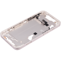 Mid-Frame Housing With Power And Volume Button Compatible For iPhone 14 (International Version) (Aftermarket Plus) (Starlight)