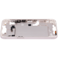 Mid-Frame Housing With Power And Volume Button Compatible For iPhone 14 (International Version) (Aftermarket Plus) (Starlight)