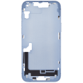 Mid-Frame Housing With Power And Volume Button Compatible For iPhone 14 Plus (International Version) (Aftermarket Plus) (Blue)