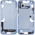 Mid-Frame Housing With Power And Volume Button Compatible For iPhone 14 Plus (International Version) (Aftermarket Plus) (Blue)