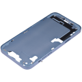 Mid-Frame Housing With Power And Volume Button Compatible For iPhone 14 Plus (International Version) (Aftermarket Plus) (Blue)