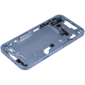 Mid-Frame Housing With Power And Volume Button Compatible For iPhone 14 Plus (International Version) (Aftermarket Plus) (Blue)