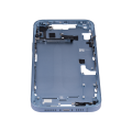 Mid-Frame Housing With Power And Volume Button Compatible For iPhone 14 Plus (International Version) (Aftermarket Plus) (Blue)