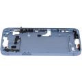 Mid-Frame Housing With Power And Volume Button Compatible For iPhone 14 Plus (International Version) (Aftermarket Plus) (Blue)