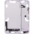 Mid-Frame Housing With Power And Volume Button Compatible For iPhone 14 Plus (International Version) (Aftermarket Plus) (Purple)