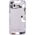Mid-Frame Housing With Power And Volume Button Compatible For iPhone 14 Plus (International Version) (Aftermarket Plus) (Purple)