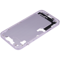 Mid-Frame Housing With Power And Volume Button Compatible For iPhone 14 Plus (International Version) (Aftermarket Plus) (Purple)