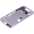 Mid-Frame Housing With Power And Volume Button Compatible For iPhone 14 Plus (International Version) (Aftermarket Plus) (Purple)