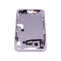 Mid-Frame Housing With Power And Volume Button Compatible For iPhone 14 Plus (International Version) (Aftermarket Plus) (Purple)