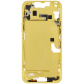 Mid-Frame Housing With Power And Volume Button Compatible For iPhone 14 Plus (International Version) (Aftermarket Plus) (Yellow)