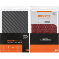 Wrapd Protective Film - Skin - Carbon Fiber Pattern (Black) (120MM*190MM) (10 Pack)