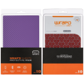 Wrapd Protective Film - Skin - Carbon Fiber Pattern (Purple) (Medium) (10 Pack)