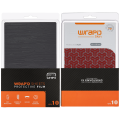 Wrapd Protective Film - Skin - Wood Grain (Black) (120MM*190MM) (10 Pack)