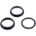 Back Camera Bezel Ring Only Compatible For iPhone 15 Pro (Black Titanium) (3 Piece Set)