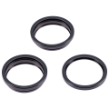 Back Camera Bezel Ring Only Compatible For iPhone 15 Pro (Black Titanium) (3 Piece Set)