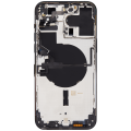 Back Housing W/ Small Pre-Installed Compatible For iPhone 14 Pro Max (International Version) (No Logo) (Aftermarket Plus) (Space Black)
