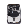Back Housing W/ Small Pre-Installed Compatible For iPhone 14 Pro (International Version) (No Logo) (Aftermarket Plus) (Space Black)