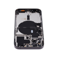 Back Housing W/ Small Pre-Installed Compatible For iPhone 14 Pro (International Version) (No Logo) (Aftermarket Plus) (Space Black)
