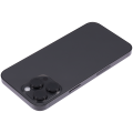 Back Housing W/ Small Pre-Installed Compatible For iPhone 14 Pro Max (US Version) (No Logo) (Aftermarket Plus) (Space Black)