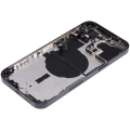 Back Housing W/ Small Pre-Installed Compatible For iPhone 14 Pro Max (US Version) (No Logo) (Aftermarket Plus) (Space Black)