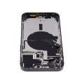 Back Housing W/ Small Pre-Installed Compatible For iPhone 14 Pro Max (US Version) (No Logo) (Aftermarket Plus) (Space Black)
