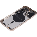 Back Housing W/ Small Pre-Installed Compatible For iPhone 14 Pro Max (US Version) (No Logo) (Aftermarket Plus) (Gold)