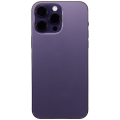 Back Housing W/ Small Pre-Installed Compatible For iPhone 14 Pro Max (U.S Version) (Aftermarket Plus) (Deep Purple)