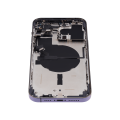 Back Housing W/ Small Pre-Installed Compatible For iPhone 14 Pro Max (U.S Version) (Aftermarket Plus) (Deep Purple)