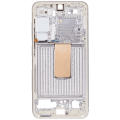 Mid-Frame Housing Compatible For Samsung Galaxy S23 5G  (US & International Version) (Cream)