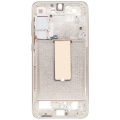Mid-Frame Housing Compatible For Samsung Galaxy S23 Plus 5G (US & International Version) (Cream)