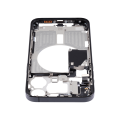 Mid-Frame Housing With Power And Volume Button Compatible For iPhone 15 Pro Max (US Version) (Used OEM Pull: Grade A) (Black Titanium)