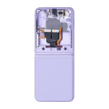 Inner OLED Assembly With Frame Compatible For Samsung Galaxy Z Flip 3 5G (US & International) (Used OEM Pull: Grade A) (Lavender)