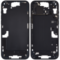 Mid-Frame Housing With Power And Volume Button Compatible For iPhone 15 Plus (US Version) (Used OEM Pull: Grade A) (Black)