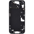 Mid-Frame Housing With Power And Volume Button Compatible For iPhone 15 Plus (US Version) (Used OEM Pull: Grade A) (Black)