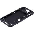 Mid-Frame Housing With Power And Volume Button Compatible For iPhone 15 Plus (US Version) (Used OEM Pull: Grade A) (Black)