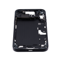 Mid-Frame Housing With Power And Volume Button Compatible For iPhone 15 Plus (US Version) (Used OEM Pull: Grade A) (Black)