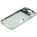 Mid-Frame Housing With Power And Volume Button Compatible For iPhone 15 Plus (US Version) (Used OEM Pull: Grade A) (Green)