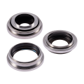 Back Camera Lens With Bracket & Bezel Compatible For iPhone 15 Pro (3 Piece Set) (Premium) (White Titanium)