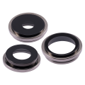 Back Camera Lens With Bracket & Bezel Compatible For iPhone 15 Pro (3 Piece Set) (Premium) (Natural Titanium)