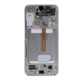 OLED Assembly With Frame Compatible For Samsung Galaxy S22 Plus 5G (Blemish: Grade B) (Phantom White)