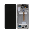 OLED Assembly With Frame Compatible For Samsung Galaxy S22 Plus 5G (Blemish: Grade B) (Phantom White)