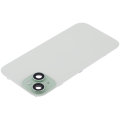 Back Glass With Steel Plate With Wireless NFC Charging MagSafe Magnet & Flashlight Flex Compatible For iPhone 15 (Used OEM Pull: Grade A) (Green)