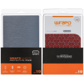 Wrapd Protective Film - Skin - Wiredrawing (Cyan) (120MM*190MM) (10 Pack)