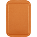 Mount Wallet Omni Potent Magnetic,Leather,MagSafe Compatible Coffee 01 