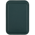 Mount Wallet Omni Potent Magnetic,Leather,MagSafe Compatible Dark Green 01 