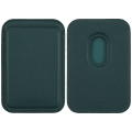 Mount Wallet Omni Potent Magnetic,Leather,MagSafe Compatible Dark Green 01 